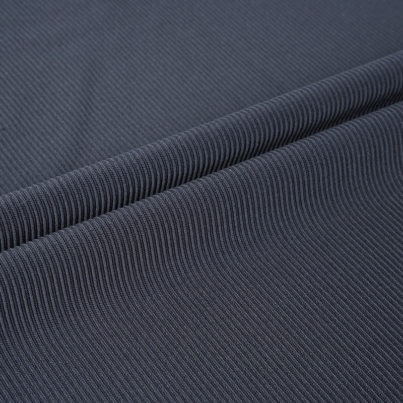 35ns008 88% Nylon 12% Spandex 200gsm Streifenrippengestricke Yoga -Fitnessgewebe