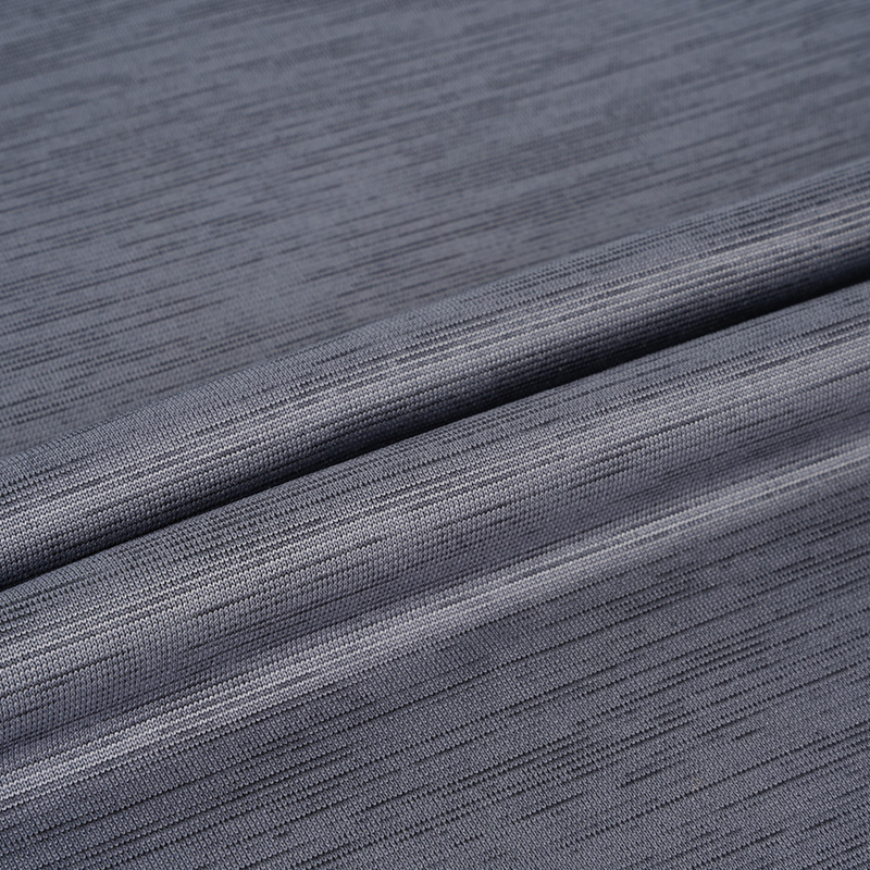11p116 100%Polyester Heather Cationic Melange Single Jersey